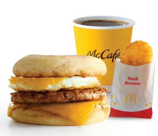Sausage McMuffin with egg